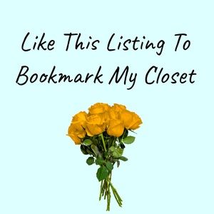 Like This Listing To Bookmark My Closet